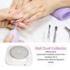 Nail Dust Collector Adjustable Power Quiet Dust Vacuum Cleaner Extractor