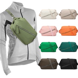 BOSSTIN Small Gym Bag for Women Men, Small Duffle Bag Crossbody Bags for Women, Lightweight Compact Sports Bag for Gym Work Fitness Travel, 3 in 1 Workout Bag-Army Green