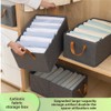 TBIEHOD Large Fabric Storage Box with Handles, Foldable Drawer Organizer