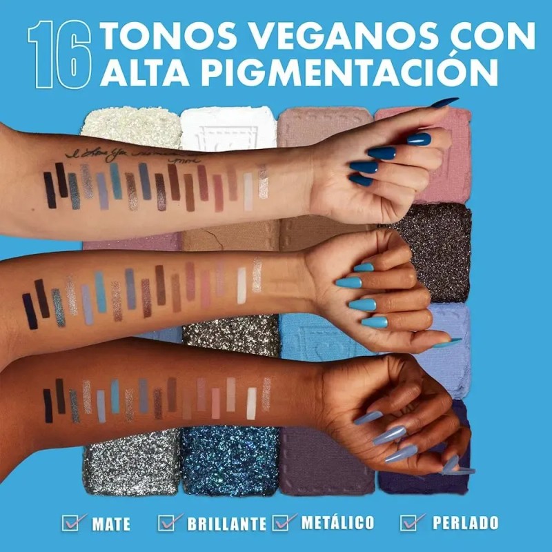 Paleta De Sombras Ultimate Shadow Palette De 16 Tonos Nyx