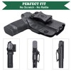 WARRIORLAND IWB KYDEX Holster, Compatible with Springfield Hellcat 3" Micro-Compact,