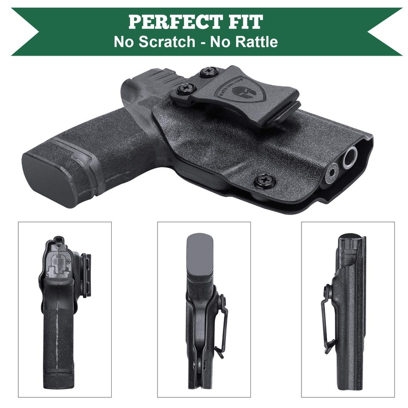 WARRIORLAND IWB KYDEX Holster, Compatible with Springfield Hellcat 3" Micro-Compact,