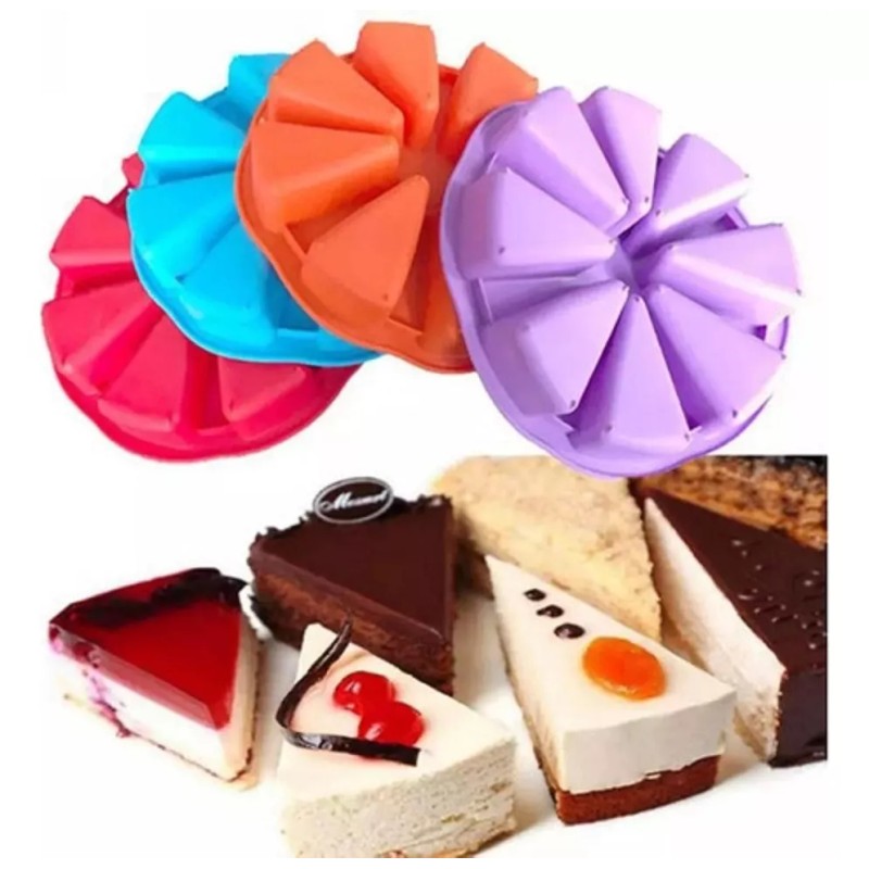 Innovamrket Molde Silicon 8 Rebanadas Rosca Reposteria Gelatinas