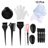 minkissy 15-Piece Hair Dyeing Tool Set Professional Hair Coloring Kit