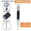 WHLLING 2-Piece Automatic Center Punch, 6 Inch Hardened Steel Spring