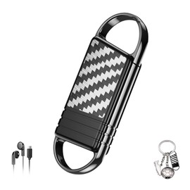 16GB Digital Voice Recorder, AI Noise Reduction Audio Recording with Playback, Hanging Voice Activated