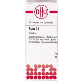 DHU Ruta D6 Tablets, Pack of 80 Tablets