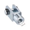 sourcing map Air Cylinder Rod Clevis End 52mm Length M10x1.25