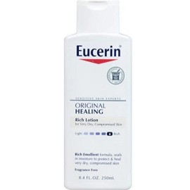 Eucerin Original Healing Lotion Very Dry Sensitive Skin Fragrance Free 8.4oz
