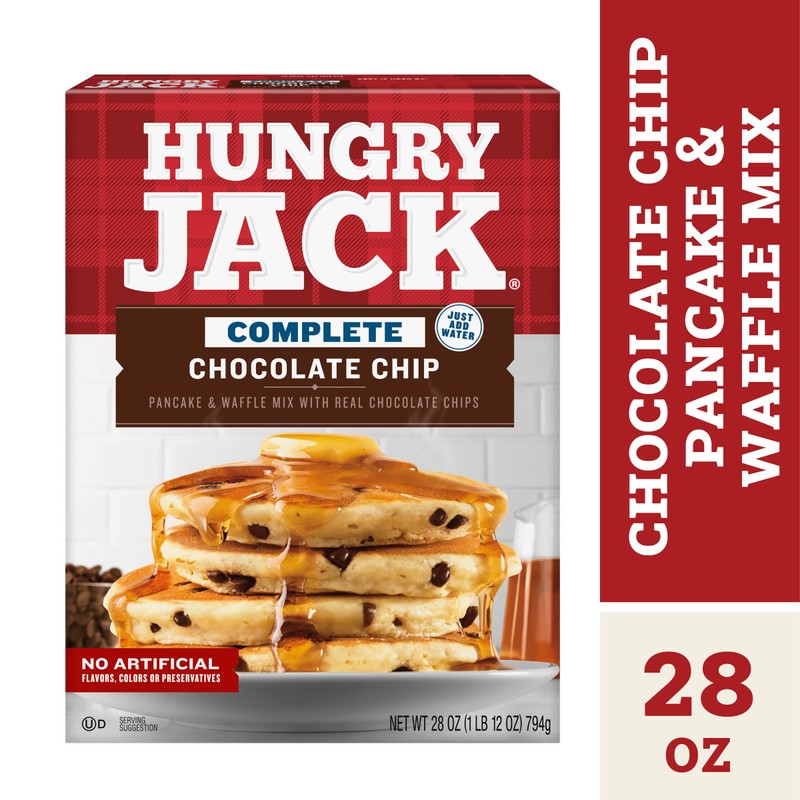 Hungry Jack Complete Chocolate Chip Pancake & Waffle Mix 28