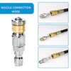 3 PCs Sewer Jetter Nozzle for Pressure Washer, Stainless Steel
