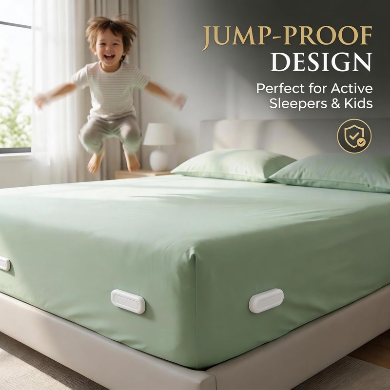 Bed Sheet Holders for Corners, Bed Sheet Clips Suitable for