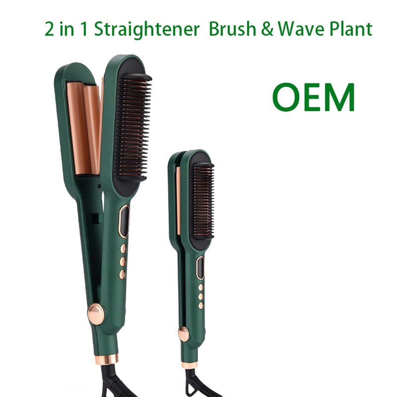 Dual-Purpose Hair Curler Hair Straightener Three-Barrel Wave Curling Iron Hair