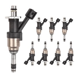 Fuel Injectors Compatible with Silverado 1500 Tahoe Sierra 1500 Yukon Cheyenne Suburban V6 4.3L V8 5.3L 2014 2015 2016 2017 2018 Replace 12668390 FJ1217 8 Pcs