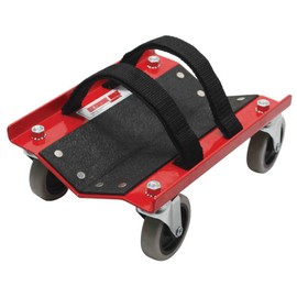 Extreme Max 5800.0228 V-Slides Snowmobile Dolly System - Steel, Red