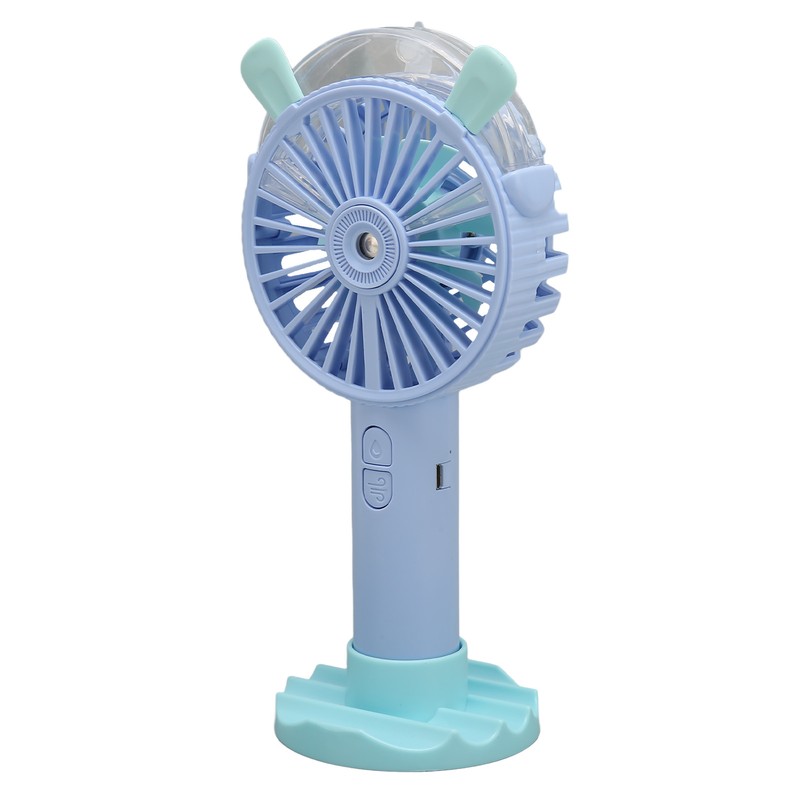 Handheld Fan Automatic Spraying USB Charging Humanized Grille Design Low
