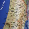 Raised Relief 3D Map of Israel in Jesus' Time (Shows