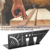 Multifunction Aluminum Alloy 45 Degree 90 Degree Angle Ruler Protractor