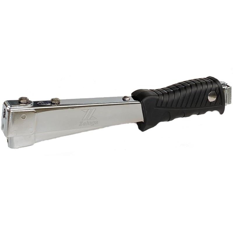 Zeluga 16-425 Heavy Duty Steel Construction Hammer Tacker, Anti-Jam Magazine