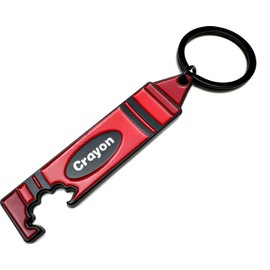 Crayon Keychain Bottle Opener Marine USMC Novelty Gag Gift For Army Military Veteran Red
