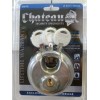 Chateau Padlock Stainless Steel Heavy Duty 3 Keys Round Disc