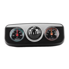 Multifunctional Compass, 3 in 1 Navigation Compass Thermometer Hygrometer Dashboard Compass for Cars
