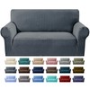 MAXIJIN Stretch Loveseat Couch Cover for 2 Cushion Couch (55"-69"