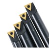 Accusize Industrial Tools 4 Pc 1/2'' Round Shank Indexable Boring