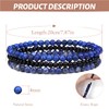 APMGONT Gemstone Stretch Bracelet, 3 Pieces Natural Stone Beads Stretch