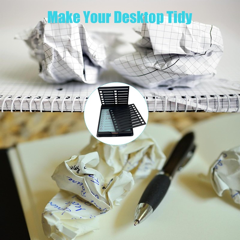 Sticky Note Stencil Template, Sticky Notes Dispenser, Reusable Note Organizer,