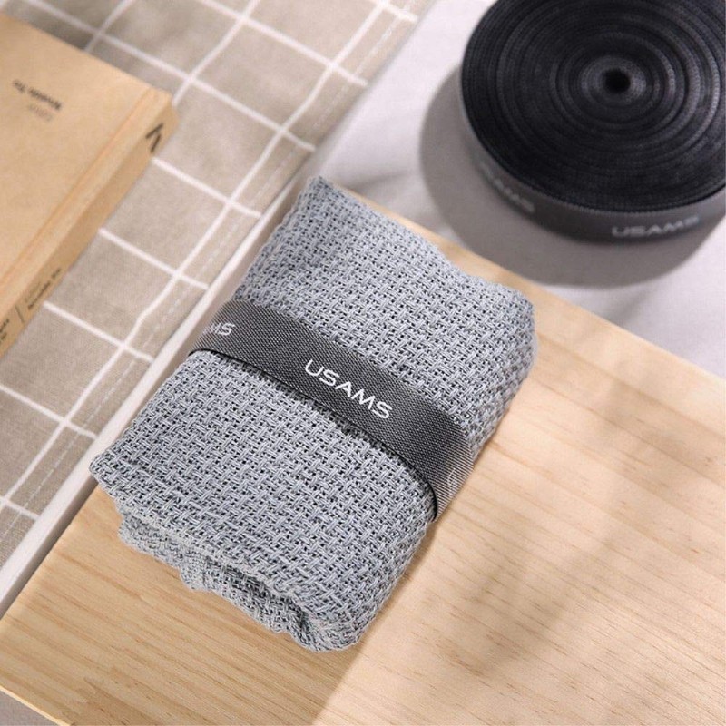 DFVmobile - Magic Sticker Nylon Cable Organiser for Mouse Computer