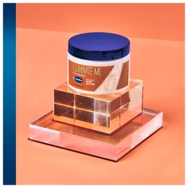 Vaseline Vaseline Illuminate Me Shea Butter Whipped Body Butter for Melanin Rich Skin Provides 24 Hour Moisturization for Dry Skin 11 oz