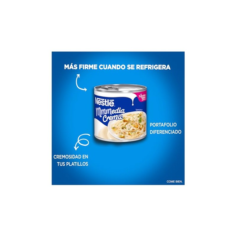 Nestle Media Crema Nestle 225 gramos