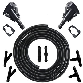 Amavoler Windshield Washer Nozzles Kit Replacement Fit Chrysler, Dodge, Jeep, Ram, Windshield Nozzle Spray Jet Kit Replaces OEM #: 4805742AB, 5116079AA.