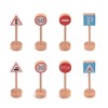 16pcs/Set Artistic Knowledgeable Toy Mini Electric Traffic Lights Compact and