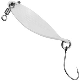 FTM Spoons for Trout Fishing Spoon Wob 3.2 g 4 cm, Colour: White/Black