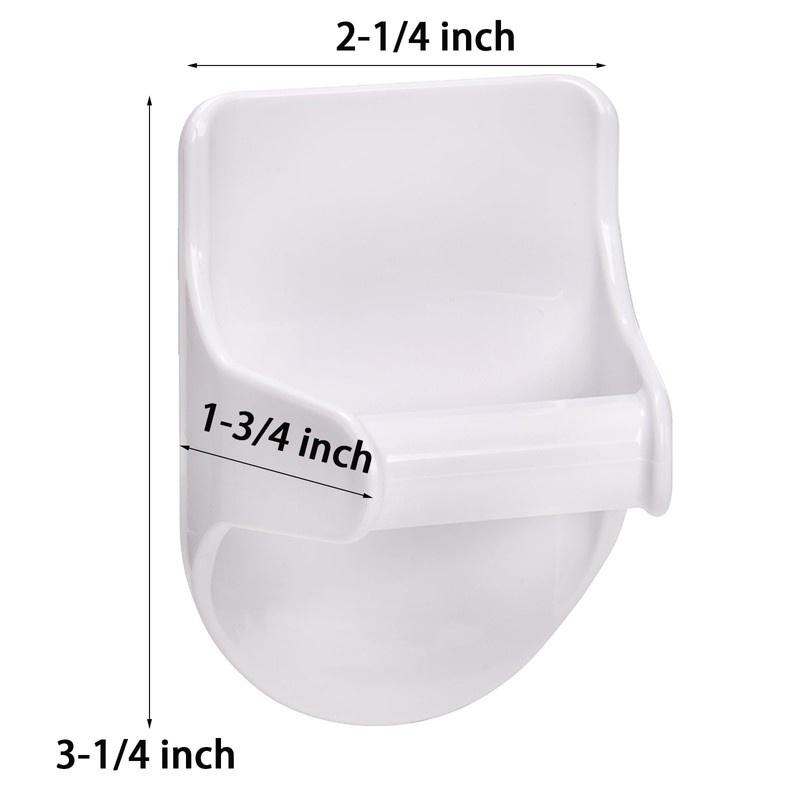 TOPZEA 10 Pack Spray Bottle Holder Wall Mount, Adhesive Hooks