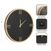 Kate and Laurel Pronte Modern Round Wood and Metal Wall