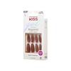 KISS Gel Fantasy 28 Pcs Press On Nails, Long Almond