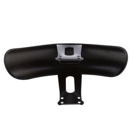 zalati Motorcycle Mudguard Stainless Steel Front Fender Wheel Tire Mud Guard for Honda CG125, Short - Black