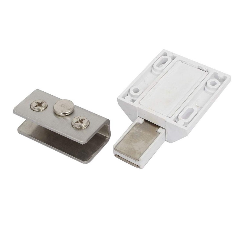 uxcell Cabinet Shower Door Pivot Hinges Magnetic Catch Latches Glass
