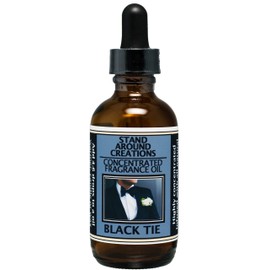 Premium Concentrated Fragrance Oil - Scent - Black Tie: Sophisticated Notes of Leather w/Warm Woods, Patchouli, Musk. Infused w/Essential Oils (2 fl.oz.)