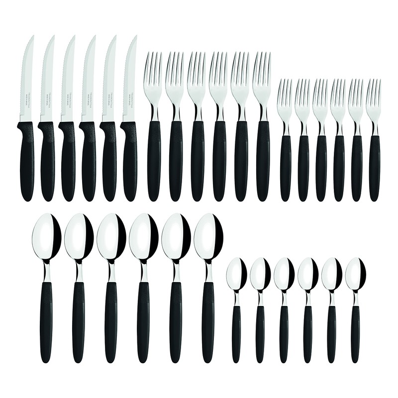 Tramontina Ipanema Cutlery Set for 6 People, 30 Pieces, Stainless