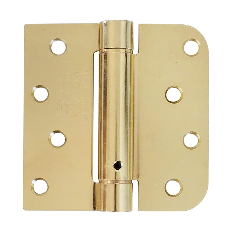 Hinge Outlet Spring Self-Closing Hinges, 4 Inch Square with 5/8