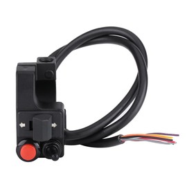 Keensso Motorcycle 12 V Handlebar Switch, 22 mm Universal Motorcycle ATV Handlebar Headlight Switch Horn Switch Indicator Switch