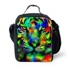 Amzbeauty Kids Back to School Lunch Bag Polyester Durable Insulated