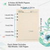 WANLIAN A5 Refill Paper Loose Leaf for 6 Ring A5