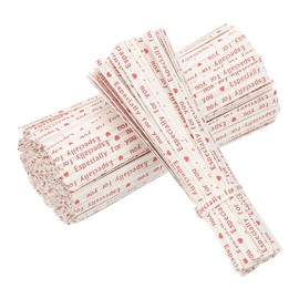 YELARXI Twist Ties Reusable Kraft Paper Bread Ties 3.5 Inch Fit for Plastic Bags Treat Candy Bag Plants Craft Projects Household Office Garden - (700Pcs, White/Red)