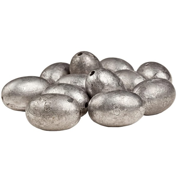 Rig'Em Right Waterfowl Egg Weights for Custom Rig'Em Right or Texas Style Decoy Anchors (6-oz Weights/Per Dozen)