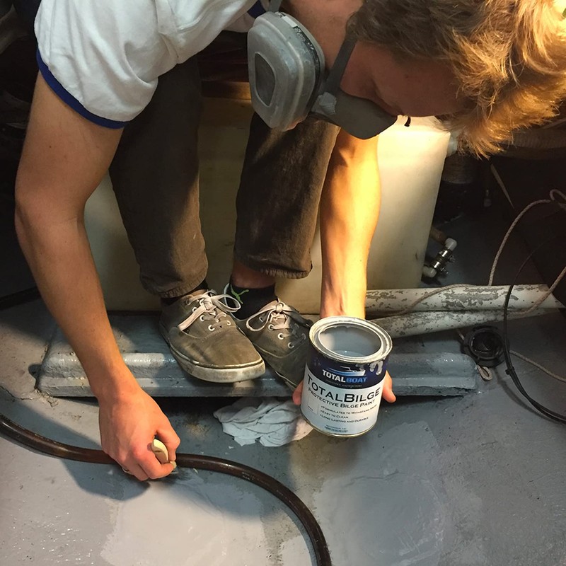 TotalBoat-488366 TotalBilge Epoxy Based Bilge Paint for Boat Bilges, Bulkheads,